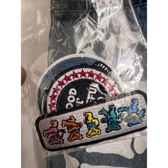 Levi's X Grateful Dead Collab 501 Men's Big E Jeans 36x32 Comes w/Patches Rare - Picture 7 of 13